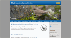 Desktop Screenshot of madroneaudubon.org