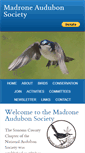 Mobile Screenshot of madroneaudubon.org